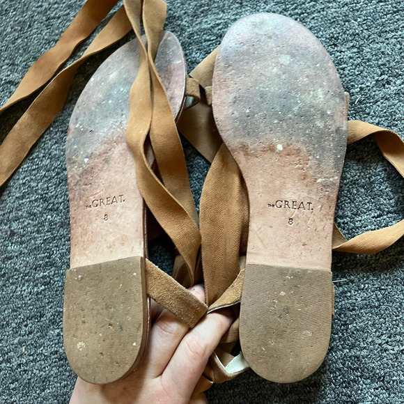 The Great The Scarf Tie Sandal, size 8 - Picture 5 of 7